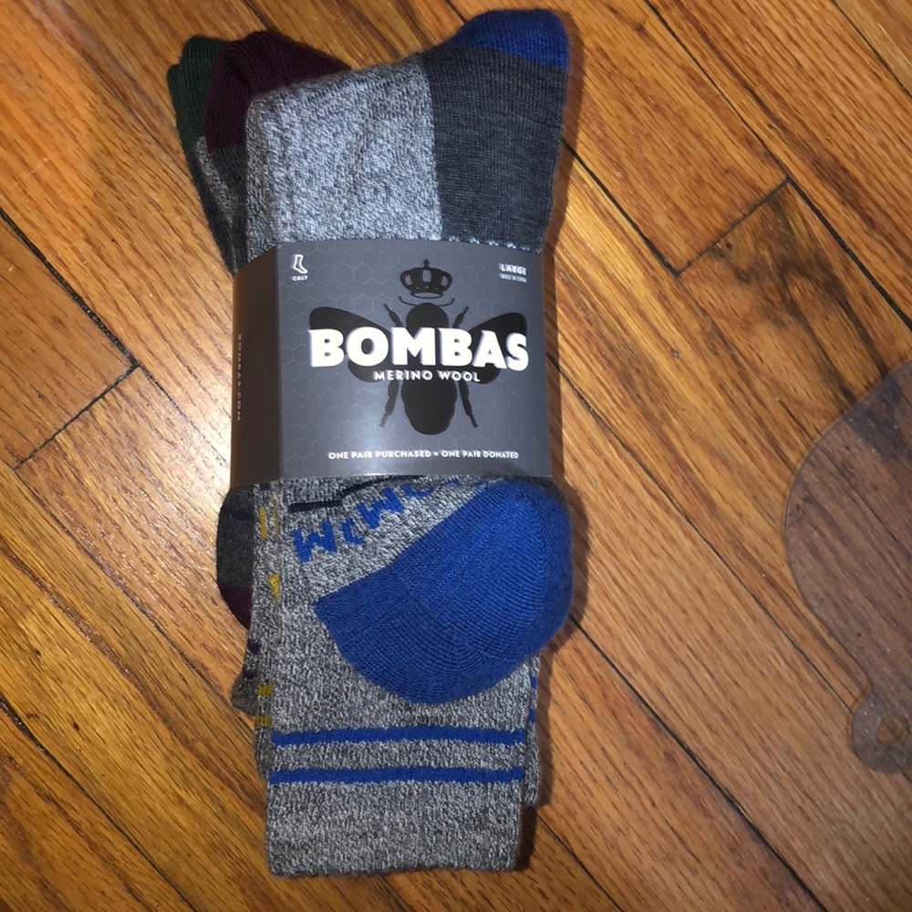Pack of 4 Bombas Merino Woll socks